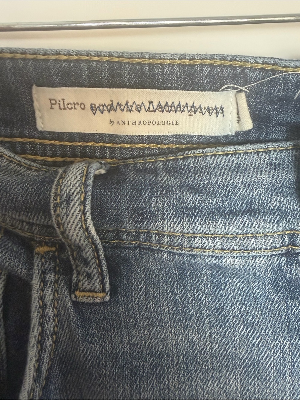 Anthropologie Pilcro Mid-rise Slim Embroidered Boyfriend Jeans (28) - Picture 6 of 8